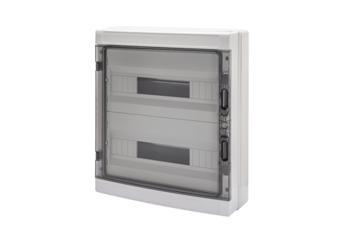 COFFRET GEWISS APPARENT 36M 2X18 IP65 1 BORNIER UNIPOL