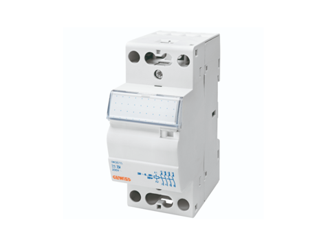 GEWISS CONTACTOR 25A 2NO 24V 2M