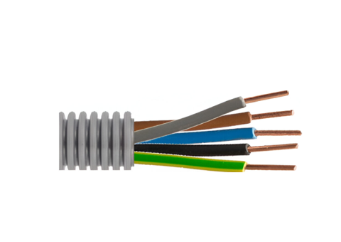 FLEX 16MM GRIJS 100M 5G1.5 ECA (100M)