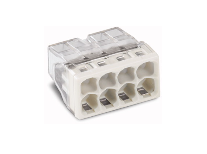 WAGO BORNE COMPACTE 2273 8X0,5-2,5 TRANSP/GR (50PC)