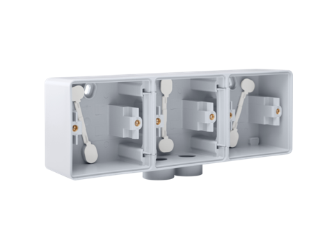 NIKO HYDRO HORIZONTALE DRIEVOUDIGE DOOS 1 DUBBELE INGANG