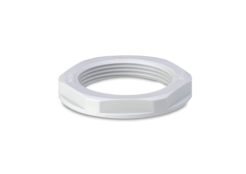 CONTRE ECROU PVC + FLANGE M25 (100PC)