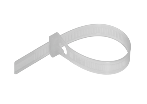 WHITE CLAMP 365 X 7.8 (100PC)