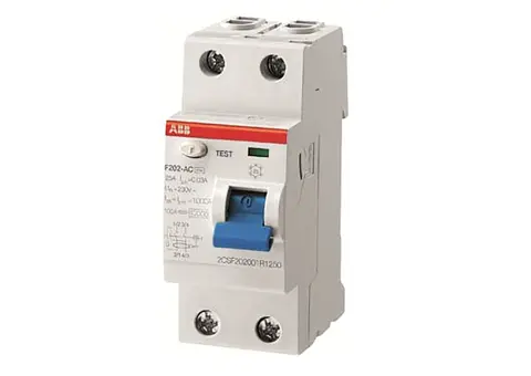 ABB INTERRUPTEUR DIFFERENTIEL, F200, 2P, 63A , 30MA