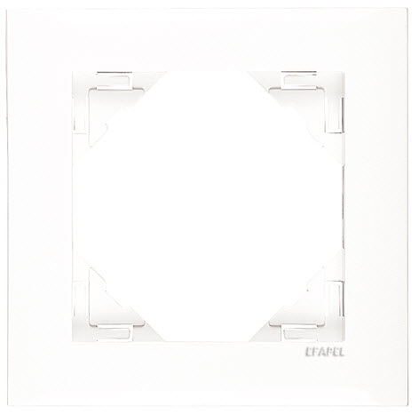 EFAPEL PLAQUE SIMPLE BLANC