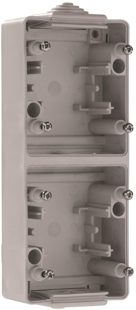 EFAPEL BOITIER DOUBLE VERTICAL IP65 GRIS