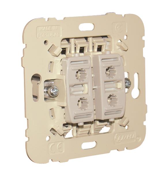 EFAPEL DUBBEL LICHTSTOPCONTACT