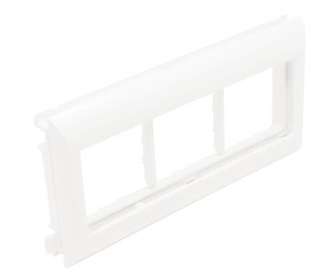 EFAPEL SUPPORT TRIPLE 45X45 SANS HALOGENE