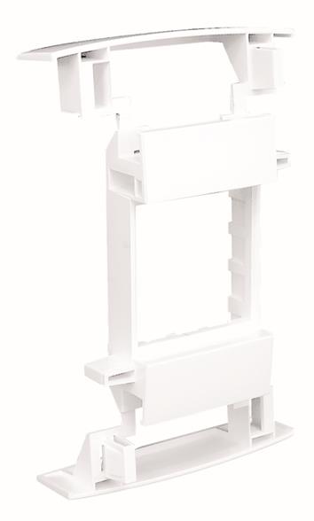 EFAPEL ADAPTATEUR MOD Q45 GOULOTTE A/COUV 75 BL ANC