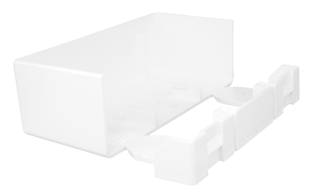 EFAPEL EINDKAP VOOR KABELKANAAL 110X34 - WIT