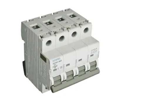 EFAPEL DISJONCTEUR MT 4P 6KA C 32A