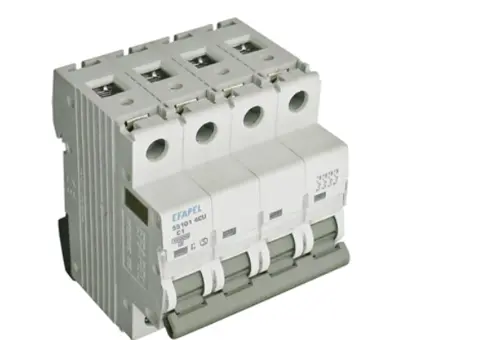EFAPEL DISJONCTEUR MT 4P 10KA C 63A