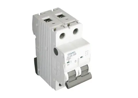 EFAPEL DISJONCTEUR MT 1P+N 4,5KA C 2A