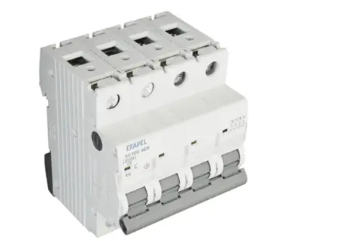 EFAPEL DISJONCTEUR MT 4P 4,5KA C 25A