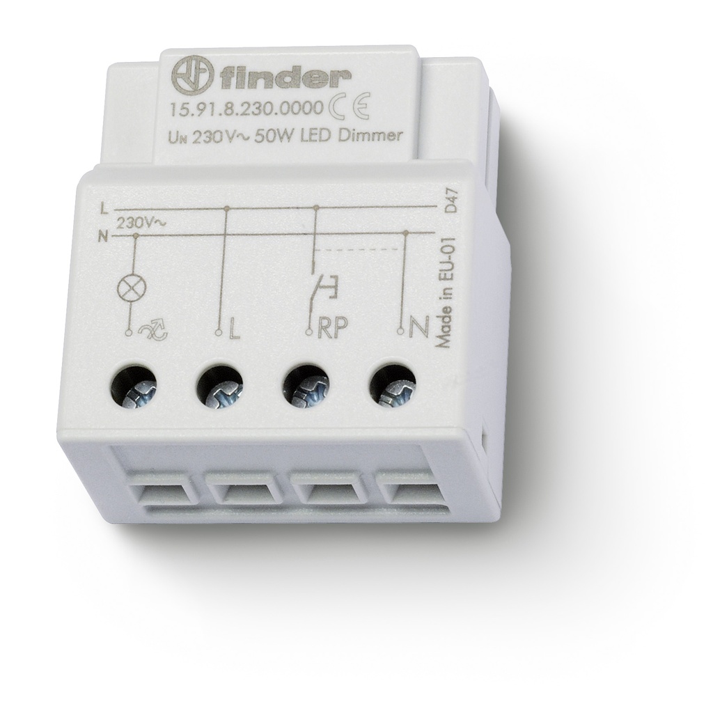 FINDER VARIA ENCAST 230VAC LED GRADABLE OU LAMP INCANDESC. MAX 100VA HALO OU 50W LED