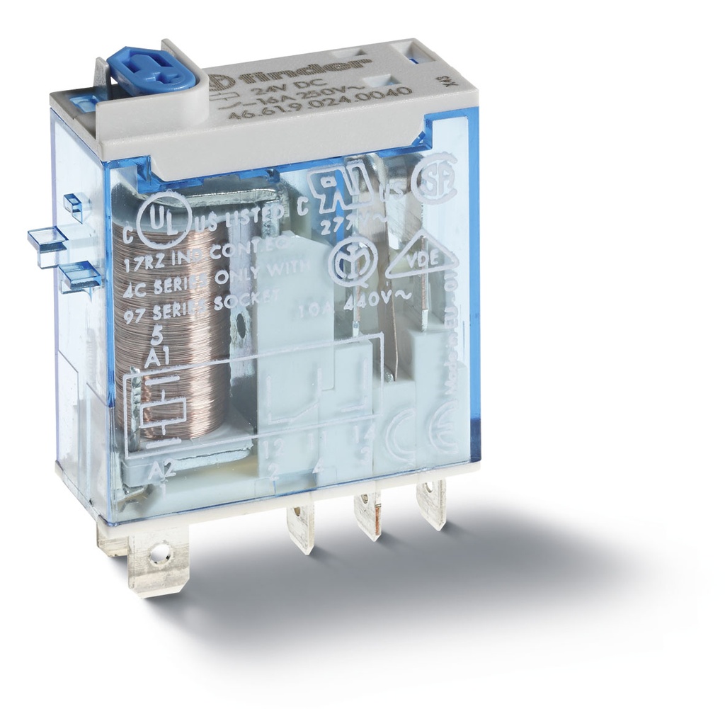 FINDER R 1RT 16A 230AC BT+IM