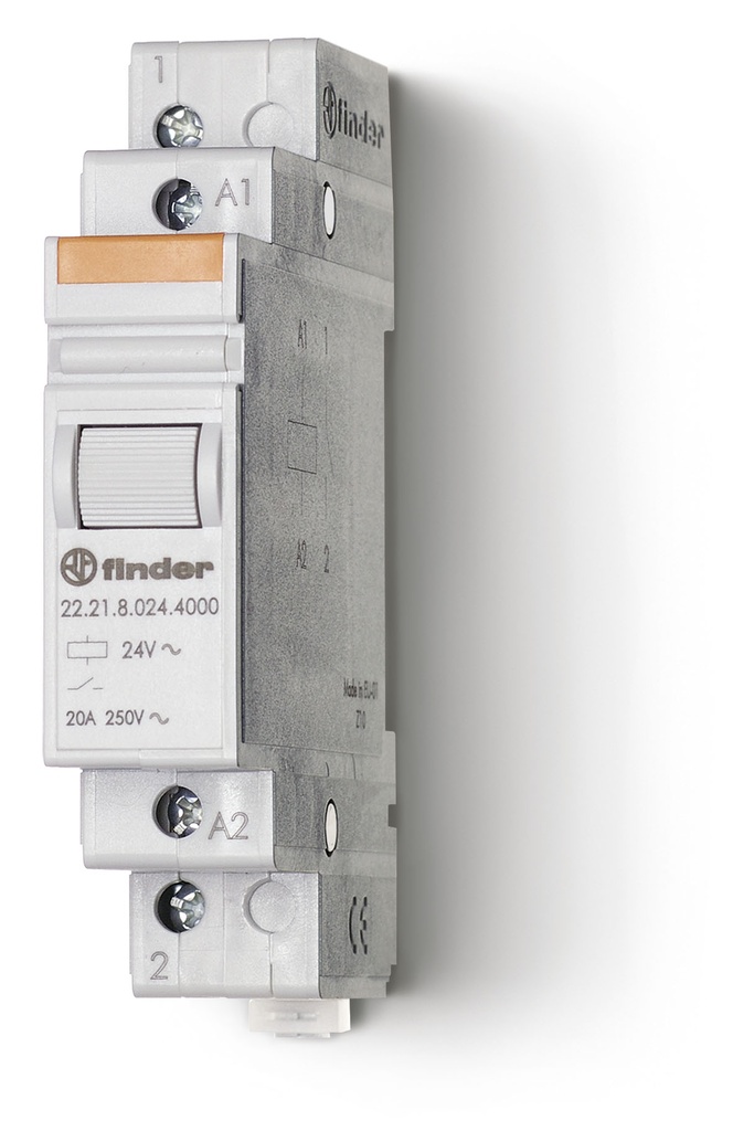 FINDER REL MOD 24VAC 1NO 20A AGSN02