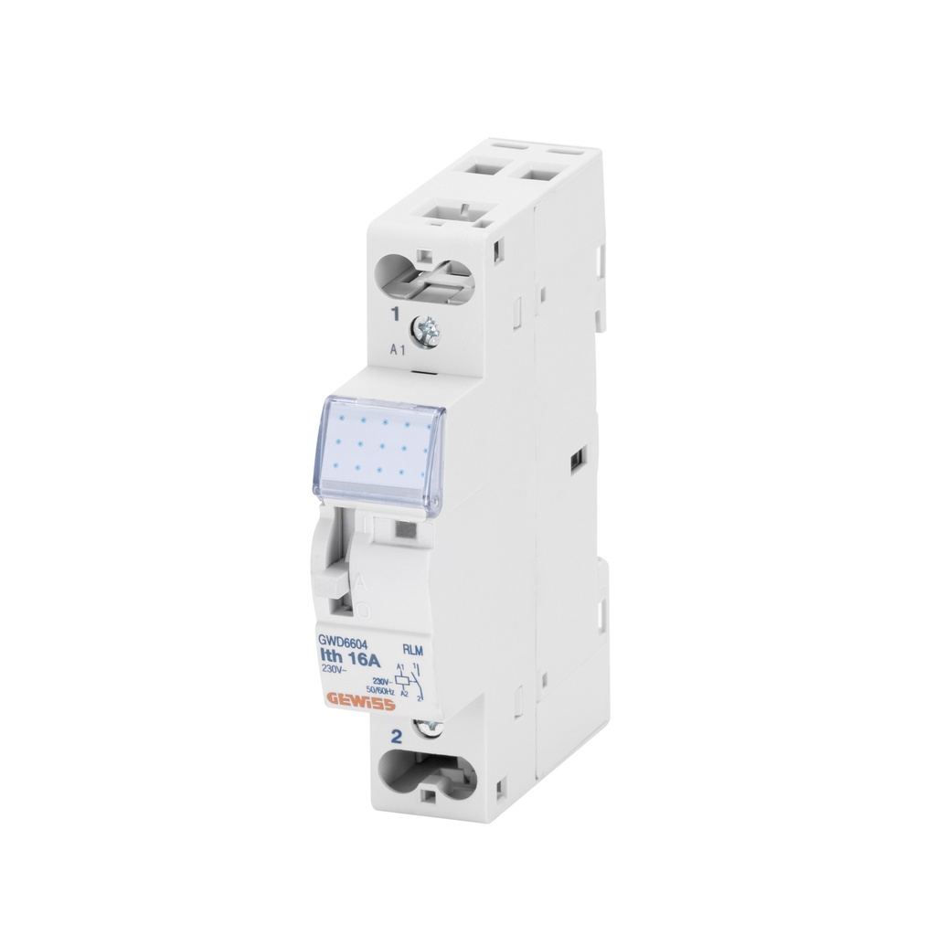 GEWISS INSTALLATION RELAIS 1NO 16A 230VAC 1M
