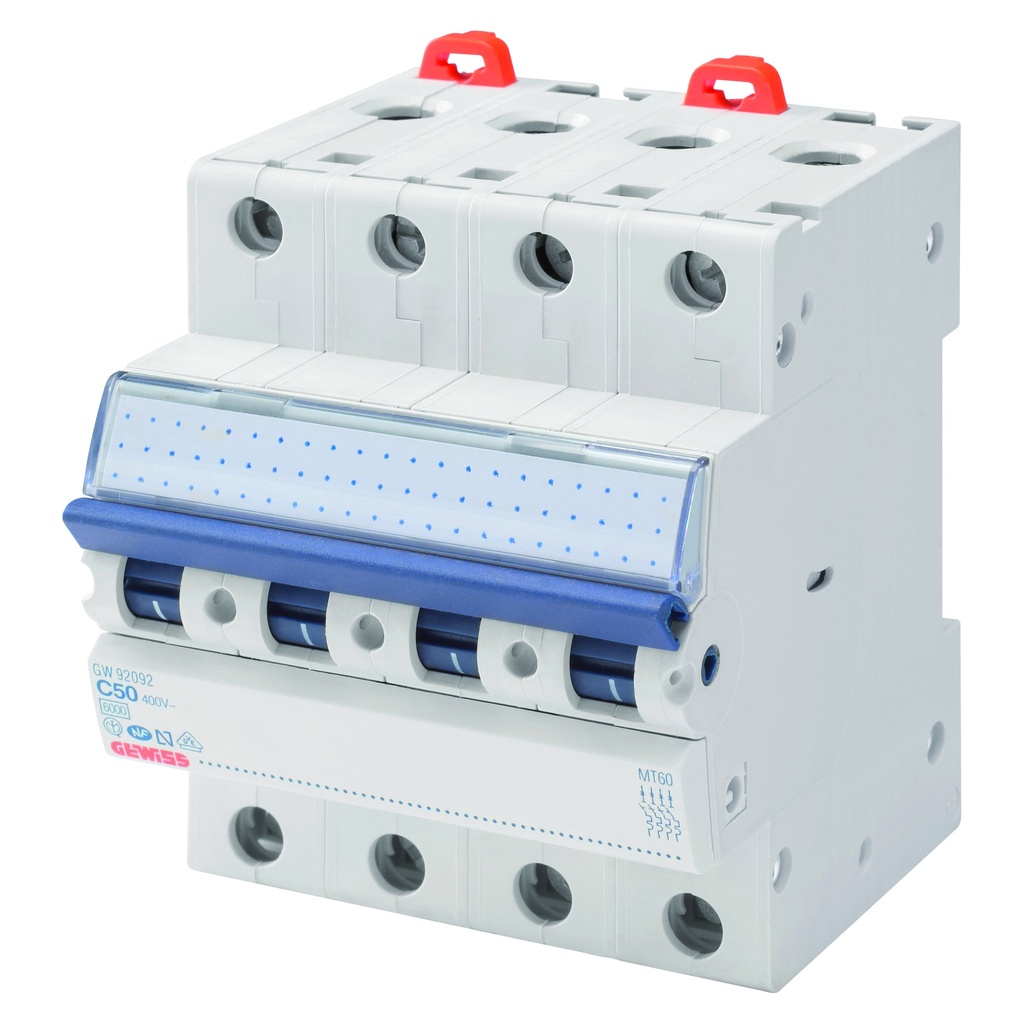 GEWISS DISJONCTEUR MT100 4P C 10A 10KA 4M