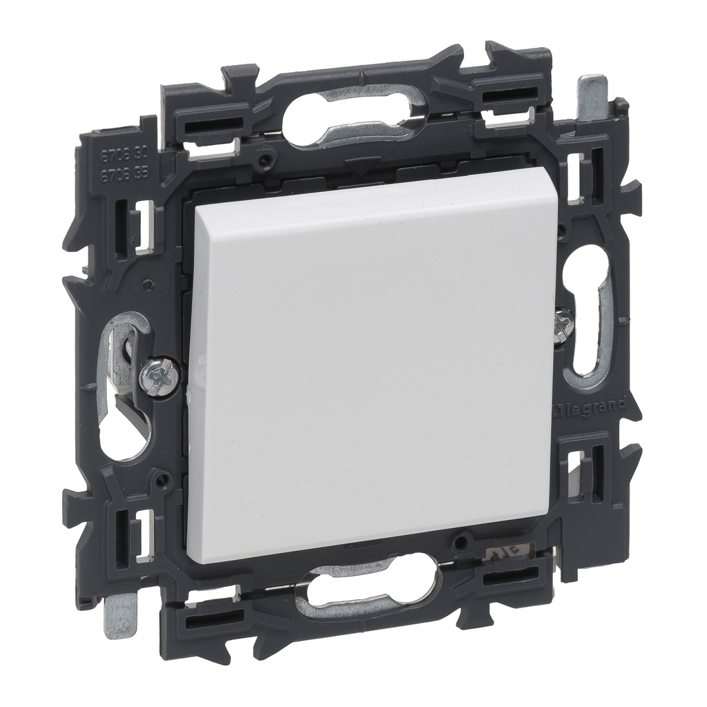 LEGRAND VAL INTER UNIPOLAIRE 10AX APP.COMPLET BL ANC A GRIFFES