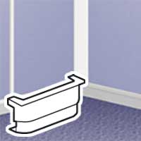 LEGRAND ADAPTATEUR DLP CADRE MOSAIC LE LONG DU P ROFILE - HT 16 MM