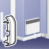 LEGRAND EMBOUT PR PLINTHE 120 X 20 MM DLP - BLAN C RAL 9010