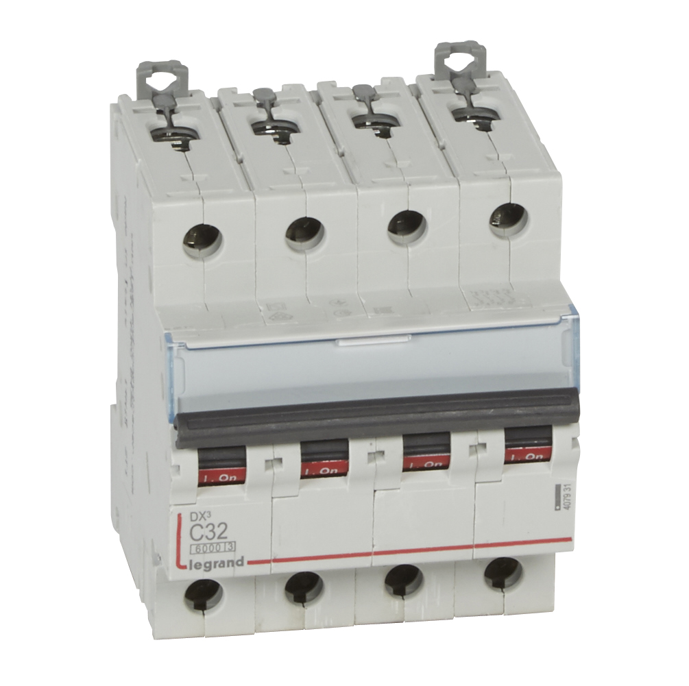 LEGRAND STROOMONDERBREKER DX³ 6000A/10KA 4P C32 400V 4 MODUL ES