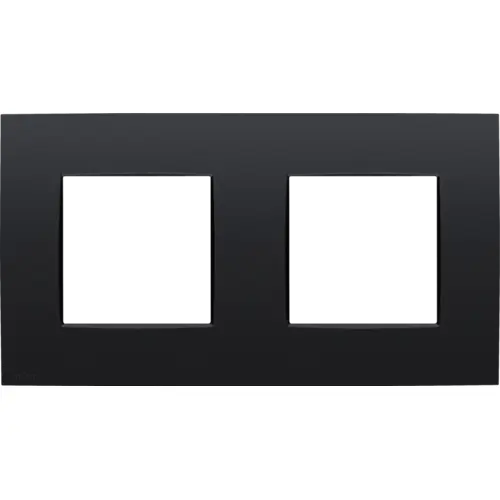 NIKO PLAQUE DE RECOUVREMENT DOUBLE 71MM . . BLACK COATED