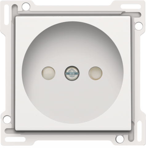 NIKO ENJOL. PRISE 2P+SECURITE BLANC