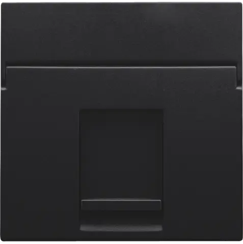 Enjoliveur data 1x RJ, couleur black coated