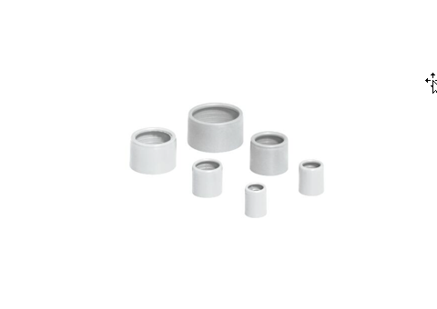 [HEL134523] ENTREE POUR TUBE PVC 20 MM GRIS CLAIR RAL 7035 (100PC)