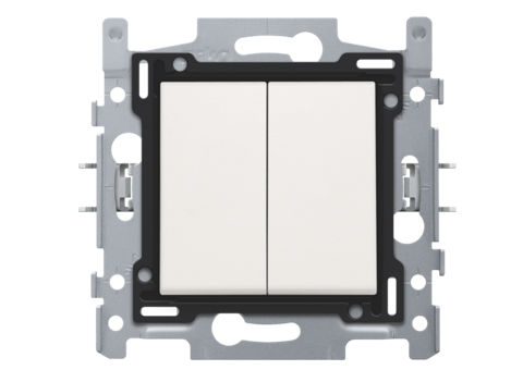[NIK101-62608] NIKO INTERRUPTEUR 2x 6 QUICK CONNECT BLANC