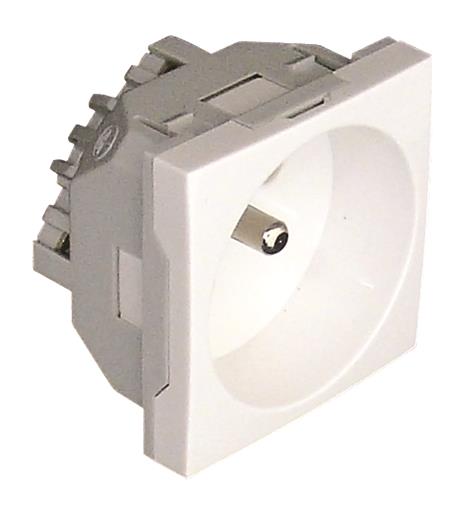 [EFA45112SBR] EFAPEL PRISE DE COURANT FRANCAISE 45° BLANC 45X 45