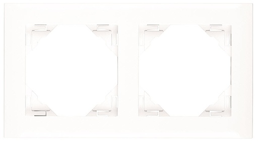 [EFA90920TBR] EFAPEL PLAQUE DOUBLE BLANC