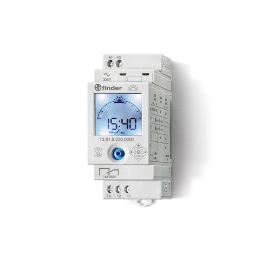 [FIN128182300000] FINDER HORLOGE ASTRONOMIQUE JOURNALIERE - - DIGITALE 1 INVERSEUR 16A NFC