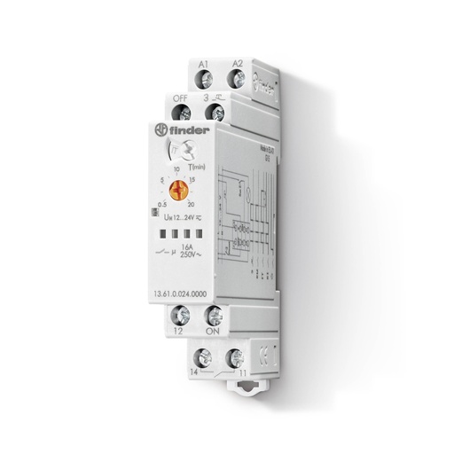 [FIN136100240000] FINDER TELERUPTEUR 1NO 24VAC/DC CDE CENTRALISEE MULTIF