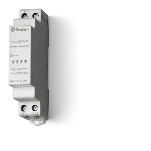 [FIN781212302400] FINDER ALIMENTATION MODULAIRE 240V 24VDC 12W 0. 63A