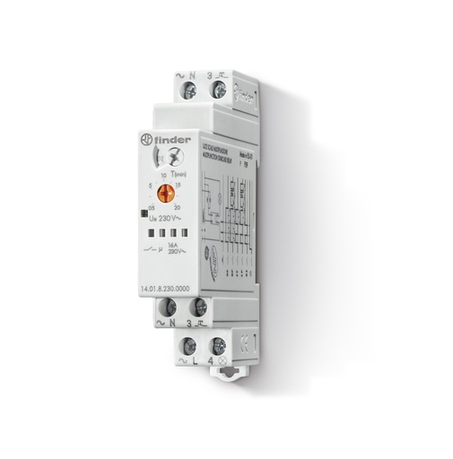 [FIN140182300000] FINDER MINUTERIE CAGE D'ESCALIER 8 FONCTIONS - - 1NO 16A 230V 30S A 20 MINUTES