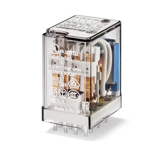 [FIN551490245000] FINDER R CI 4RT 7A 24DC AGNI+AU