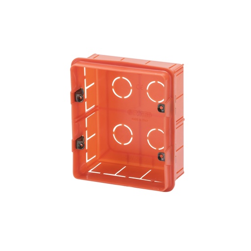 [GW24206] GEWISS INBOUWDOOS 2X3 MOD GROEN METALEN INZET