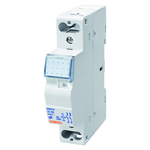 [GWD6703] GEWISS CONTACTEUR 20A 2NO 230V 1M