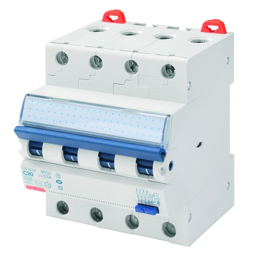 [GW94370] GEWISS DISJONCTEUR DIFFERENTIEL 4P C 32A 6K A A 30MA 4M CAT1