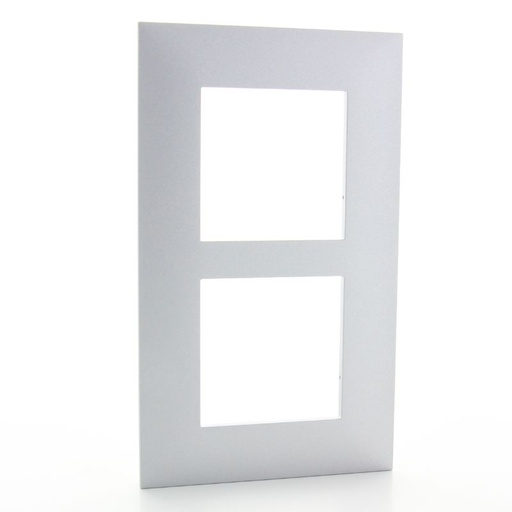 [LEG741138] LEGRAND VAL PLAQUE 2 POSTES VERT ENTRAXE 57MM AL U