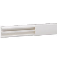 [LEG649314] LEGRAND MOULURE DLP SECT. 32 X 12,5 MM BLANC - 2 ,1 M - AVEC CLOISON