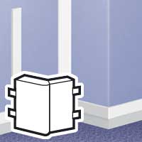 [LEG030302] LEGRAND ANGLE EXT. SURPLINTHE 75X20 MM DLP - BLA NC RAL 9003