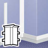 [LEG030291] LEGRAND ANGLE INT. SURPLINTHE 60X16 MM DLP - BLA NC RAL 9003