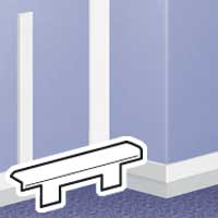 [LEG030300] LEGRAND EMBOUT PR SURPLINTHE 75X20 MM DLP - BLAN C RAL 9003