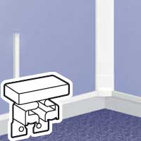 [LEG031207] LEGRAND EMBOUT POUR DLP 32 X 16 MM AUTOBLOQUANT G/DR - BLANC