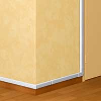 [LEG033310] LEGRAND MOULURE DLP SECT. 32 X 12,5 MM BLANC - 3 M - AVEC CLOISON
