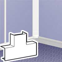 [LEG030254] LEGRAND DERIVATION EN T - DLP 32X12,5 BLANC RAL 9010 - 1 OU 2 COMP.